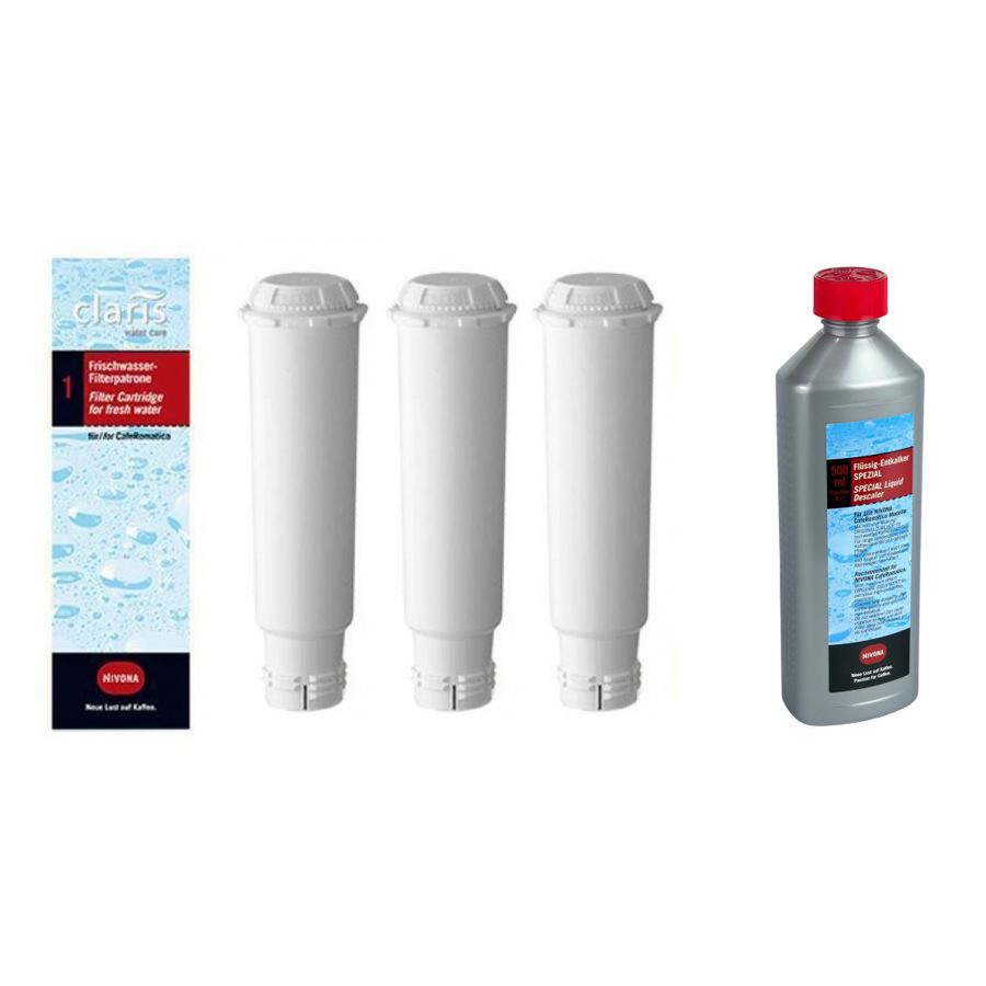 Nivona NIRF700 Claris 3 ks + NIRK 703 odstraňovač vodního kamene 500 ml