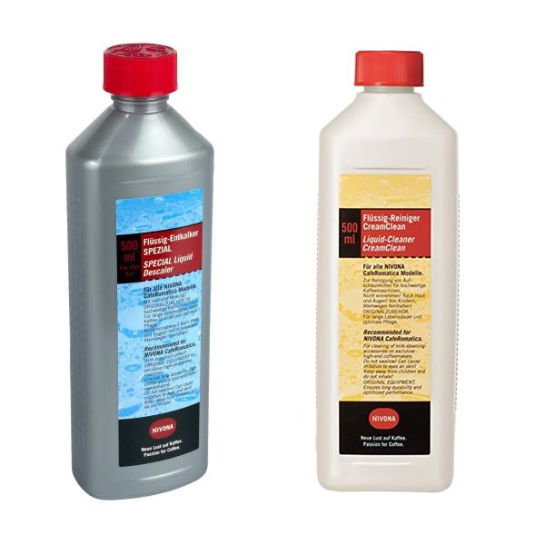 E-shop Nivona NIRK703 odvápňovač 500 ml + NIRK705 čistič mléka 500 ml