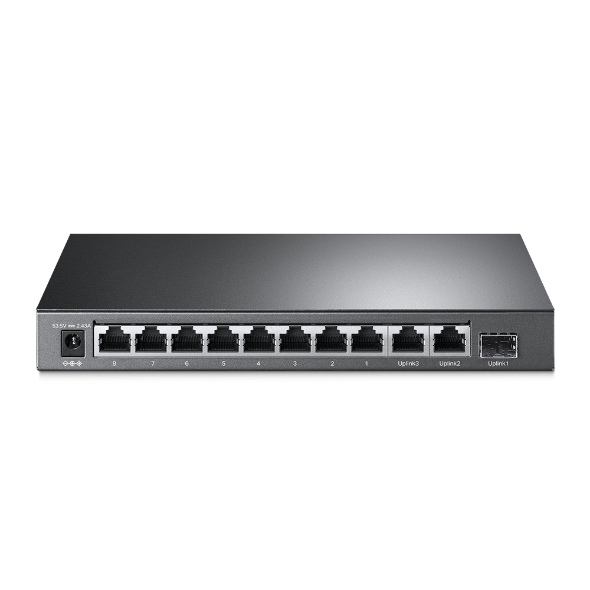 E-shop TP-Link TL-SL1311MP 8xFE POE+ 124W 2xGb nonPOE,1xSFP CCTV switch TL-SL1311MP