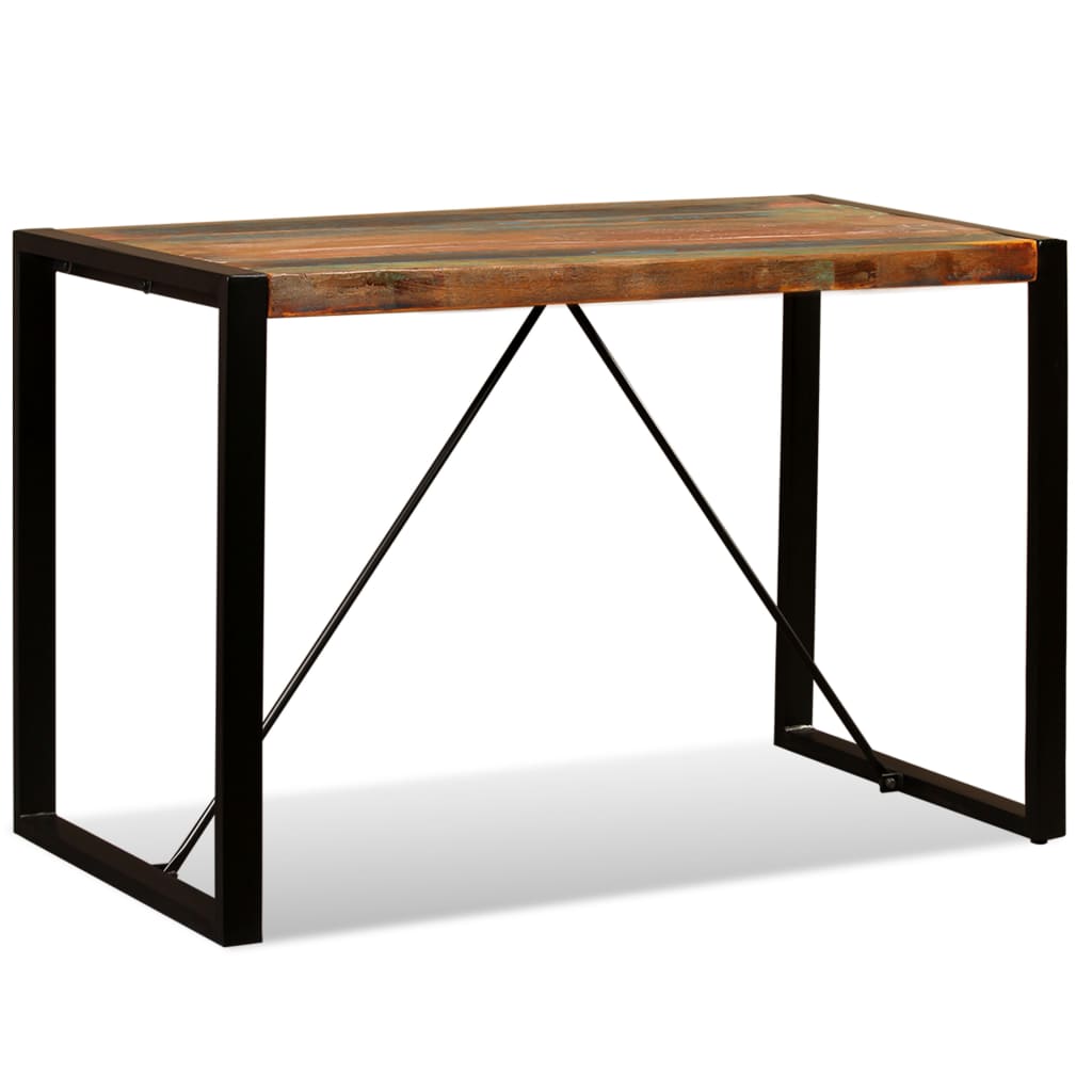 E-shop Multidom Jedálenský stôl, recyklovaný masív 120 cm