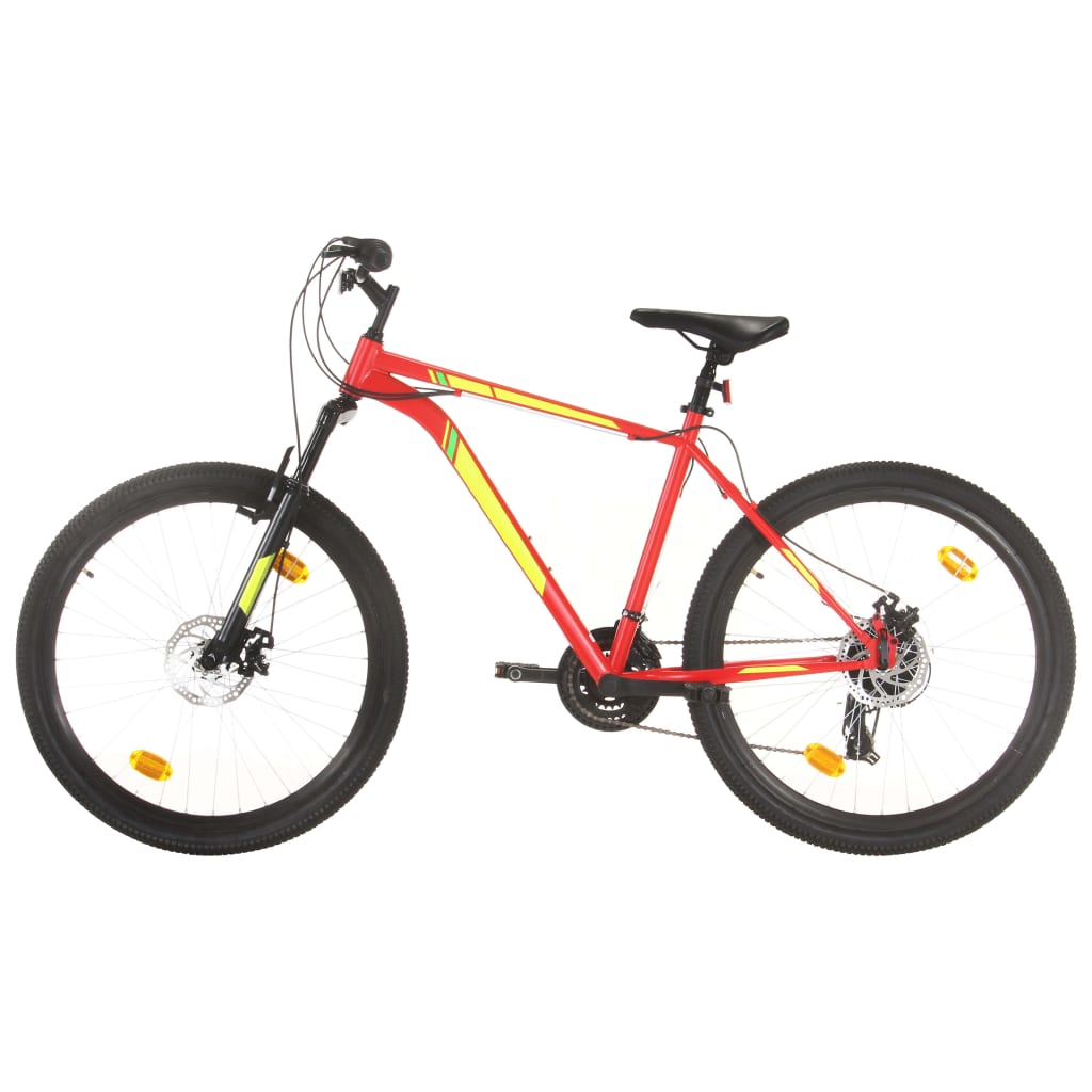 E-shop Multidom Horský bicykel 21 rýchlostí 27,5" koleso 50 cm rám červený