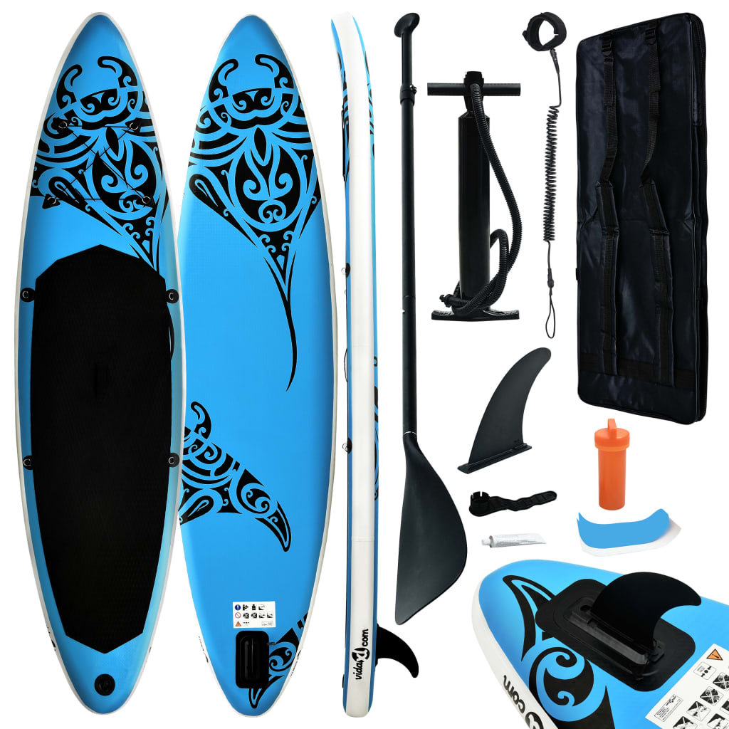 E-shop Multidom Nafukovací Stand Up Paddleboard 366x76x15 cm modrý