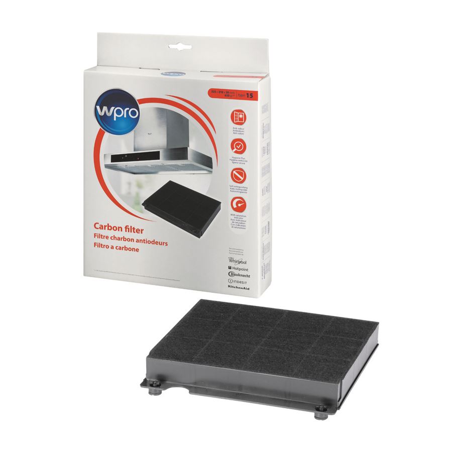 E-shop WHIRLPOOL WPRO 484000008575 uhlíkový filtr Typ15 CHF15/1