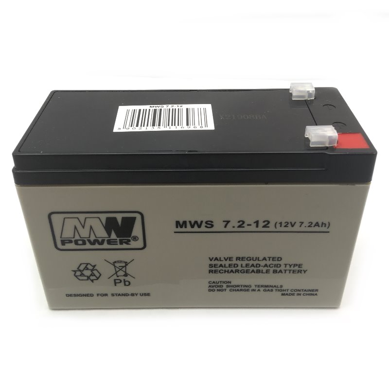 E-shop Batéria MW Power 12V/7,2Ah AGM gélový akumulátor