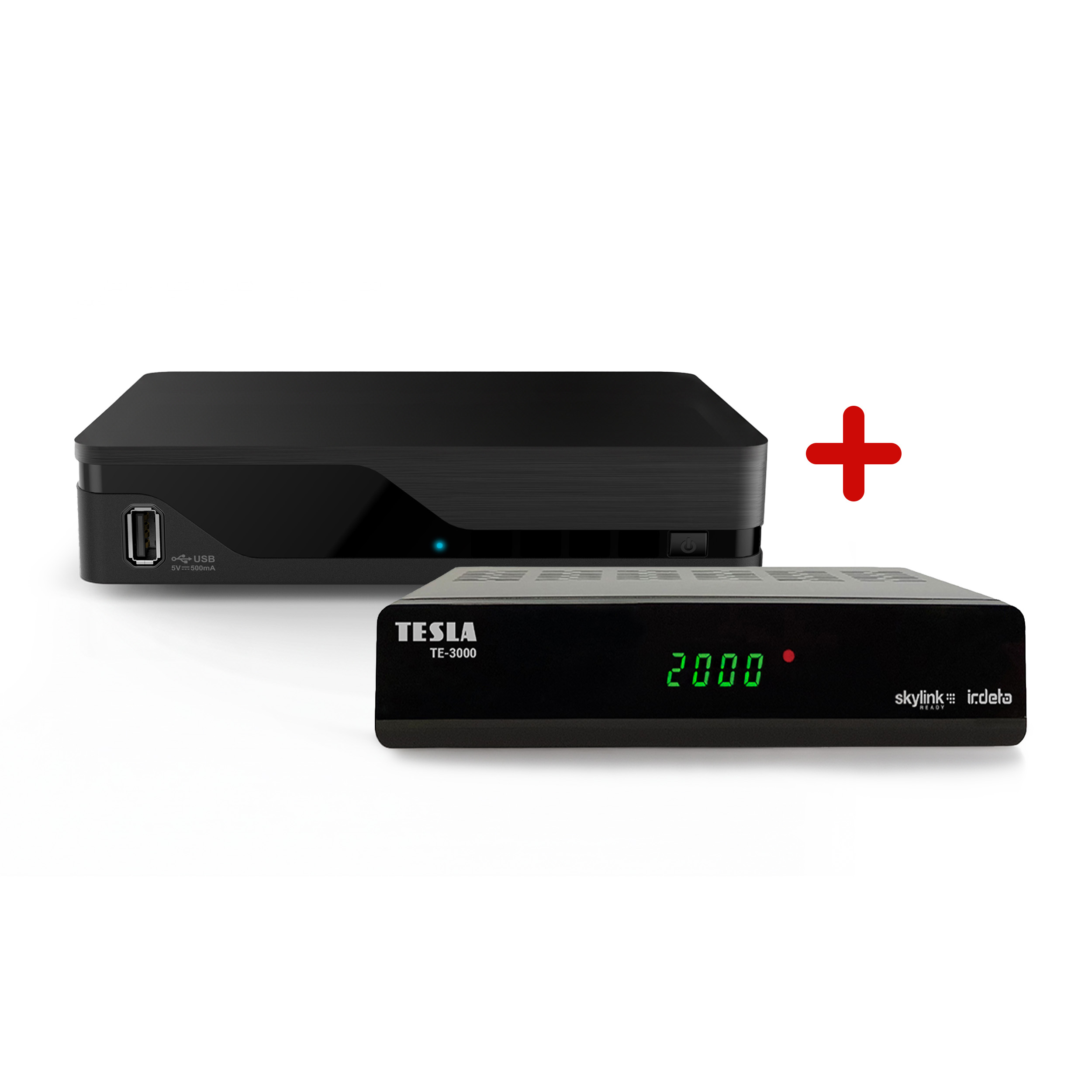 E-shop SET Kaon MZ-52 - dotovaný BND + TESLA TE-3000 satelitní přijímač Irdeto Skylink READY 8595689802837