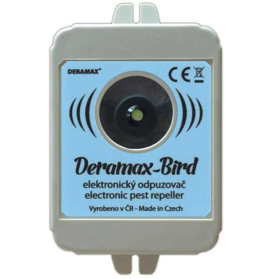 E-shop Deramax Bird ultrazvukový plašič/odpudzovač vtákov