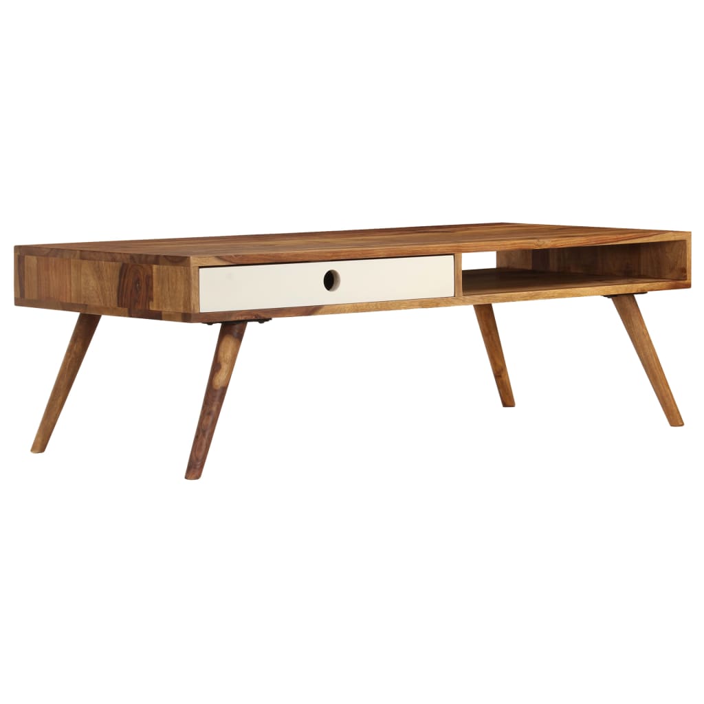 E-shop Multidom Konferenčný stolík zo sheeshamového dreva 110x50x35 cm