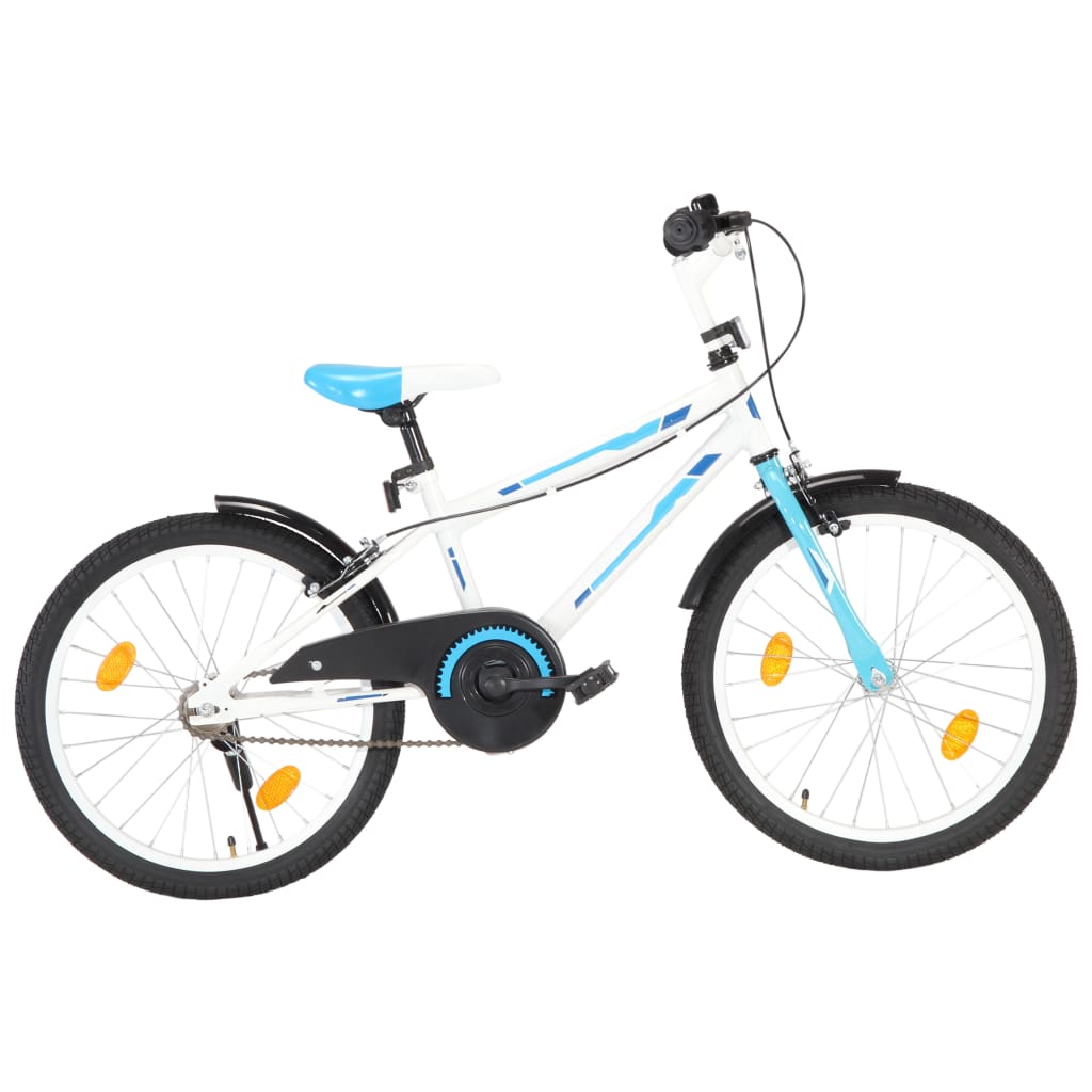 E-shop Multidom Detský bicykel modro-biely 20 palcový
