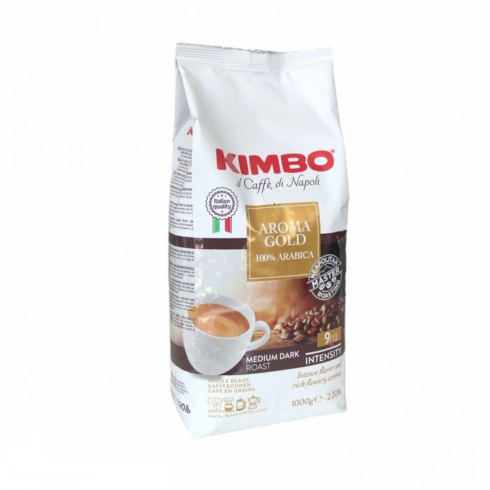 E-shop Kimbo Aroma Gold 100% Arabica zrnková káva 1 kg