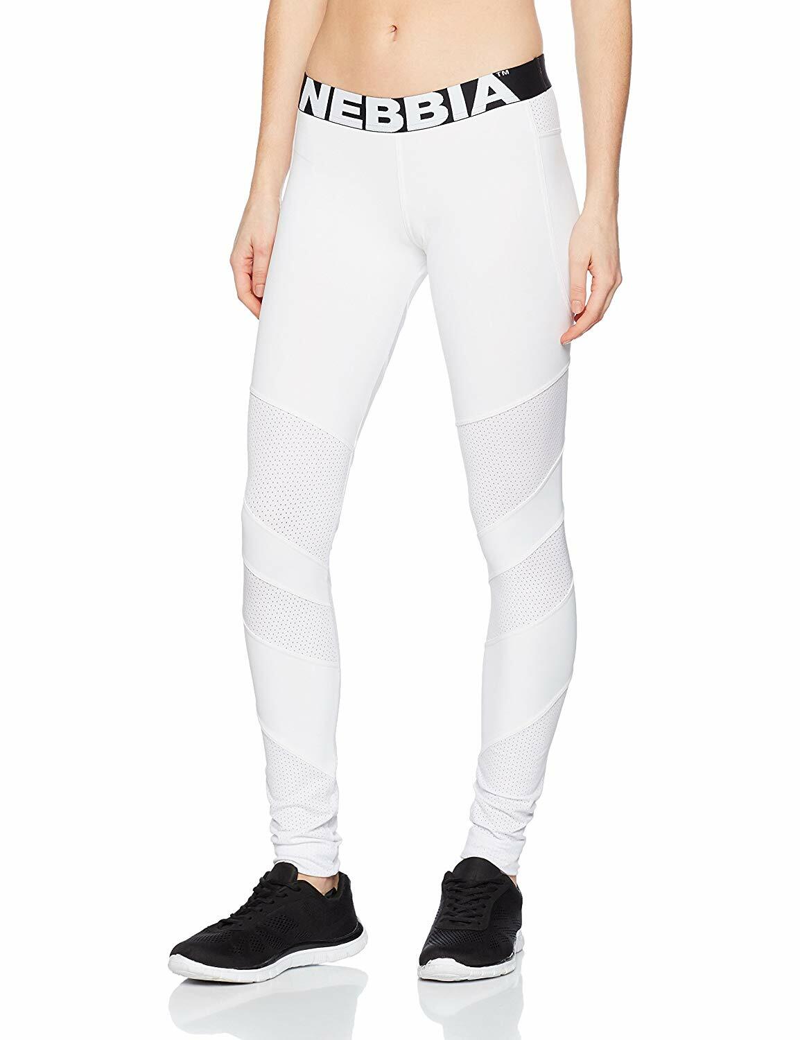 E-shop 284 Nebbia Dámske biele legíny Network Leggings 284 White, veľkosť L