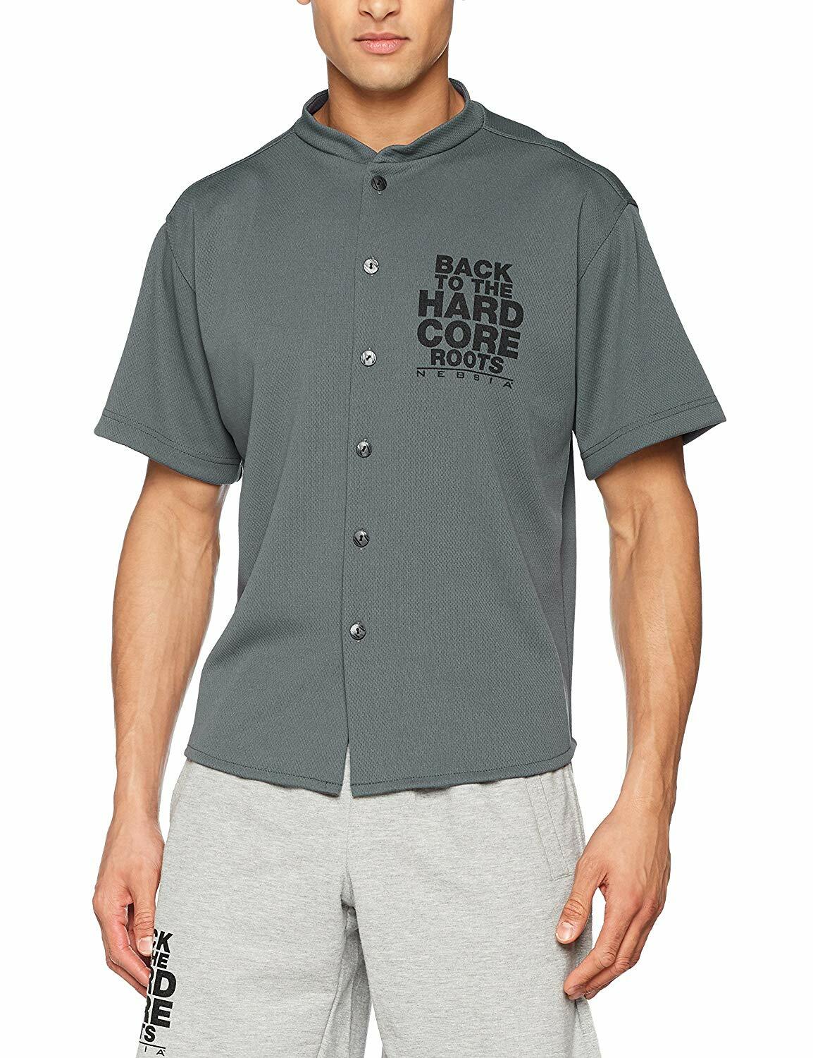 E-shop 304 Nebbia Sivá pánska košeľa HARDCORE Shirt 304 Grey, veľkosť M