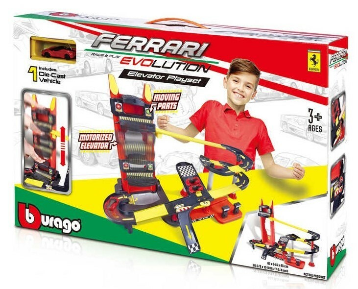 E-shop Bburago FERRARI EVOLUTION ELEVATOR Playset