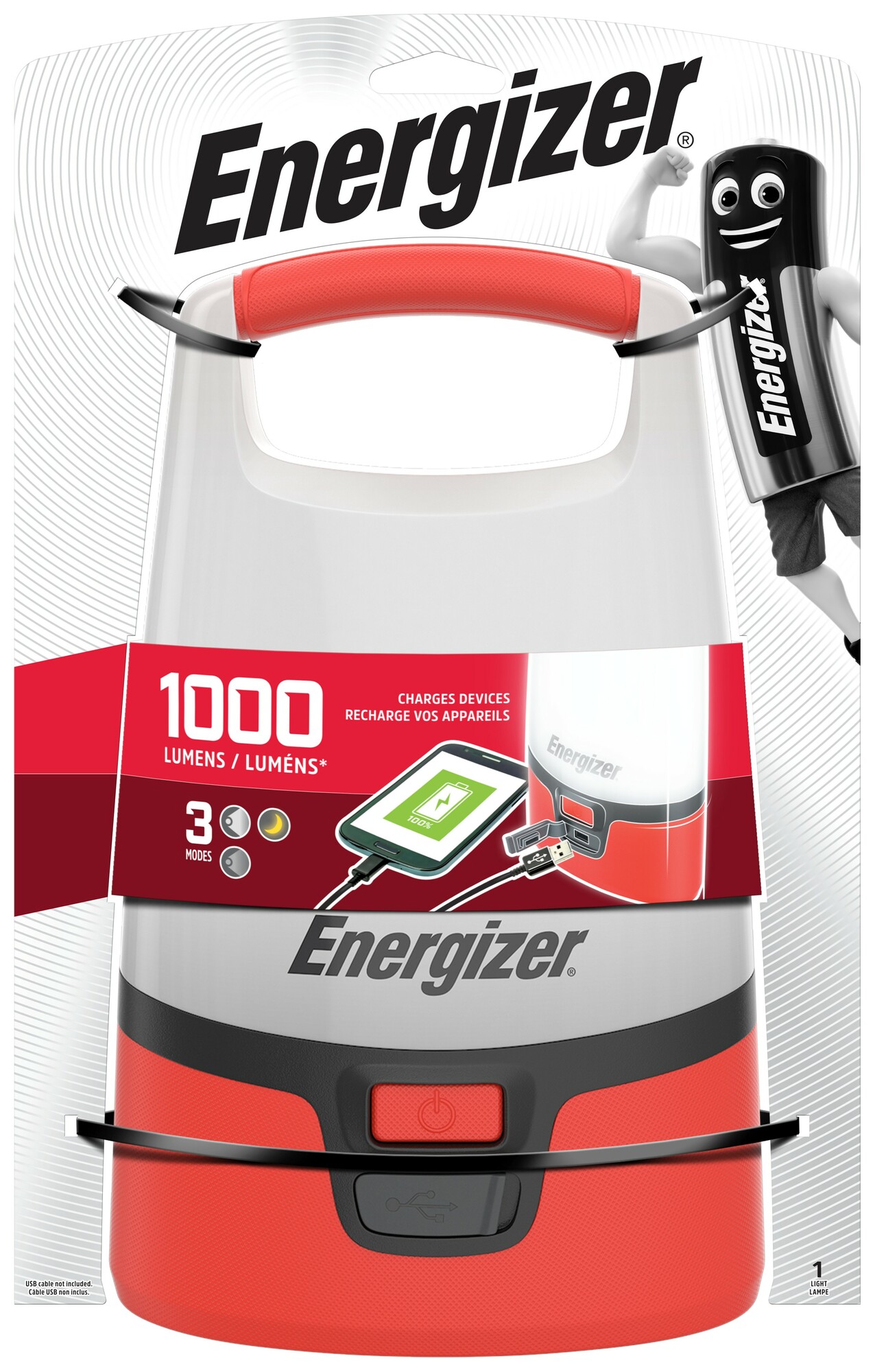 E-shop Energizer kempingové svietidlo - lucerna USB Lantern 4 x D