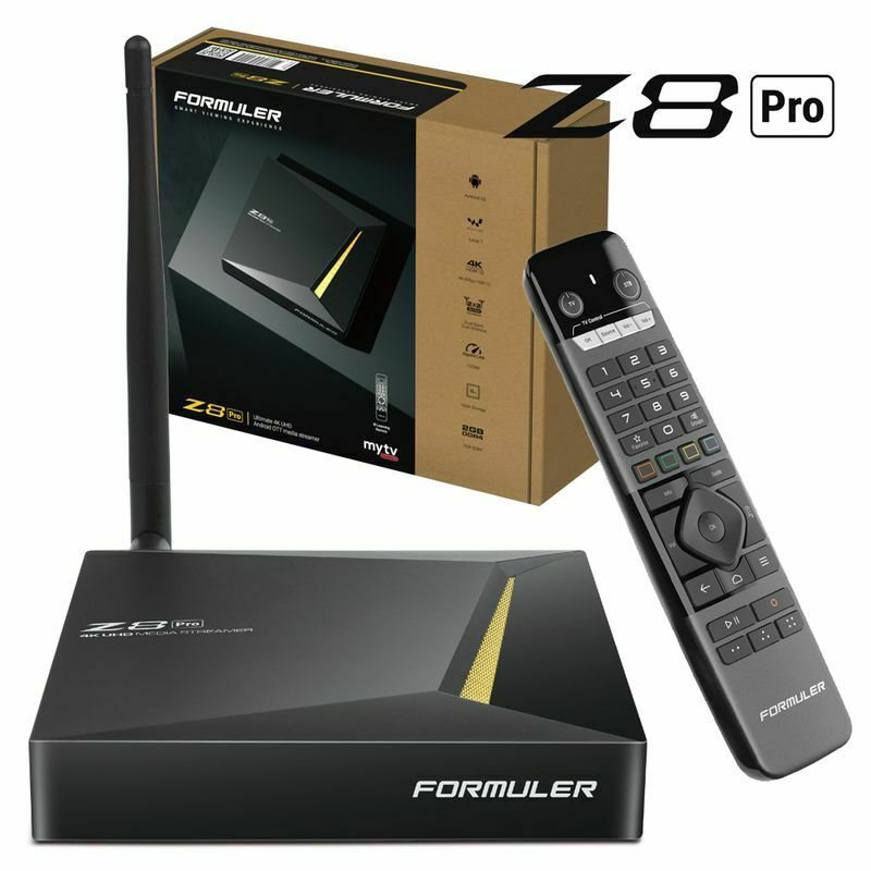 E-shop FORMULER Z8 PRE 4K UHD IPTV Android Media Streamer H.265 HEVC