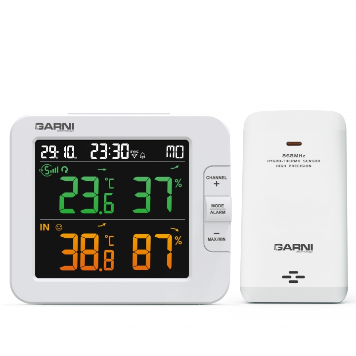E-shop Inteligentný teplomer s vlhkomerom GARNI 419T