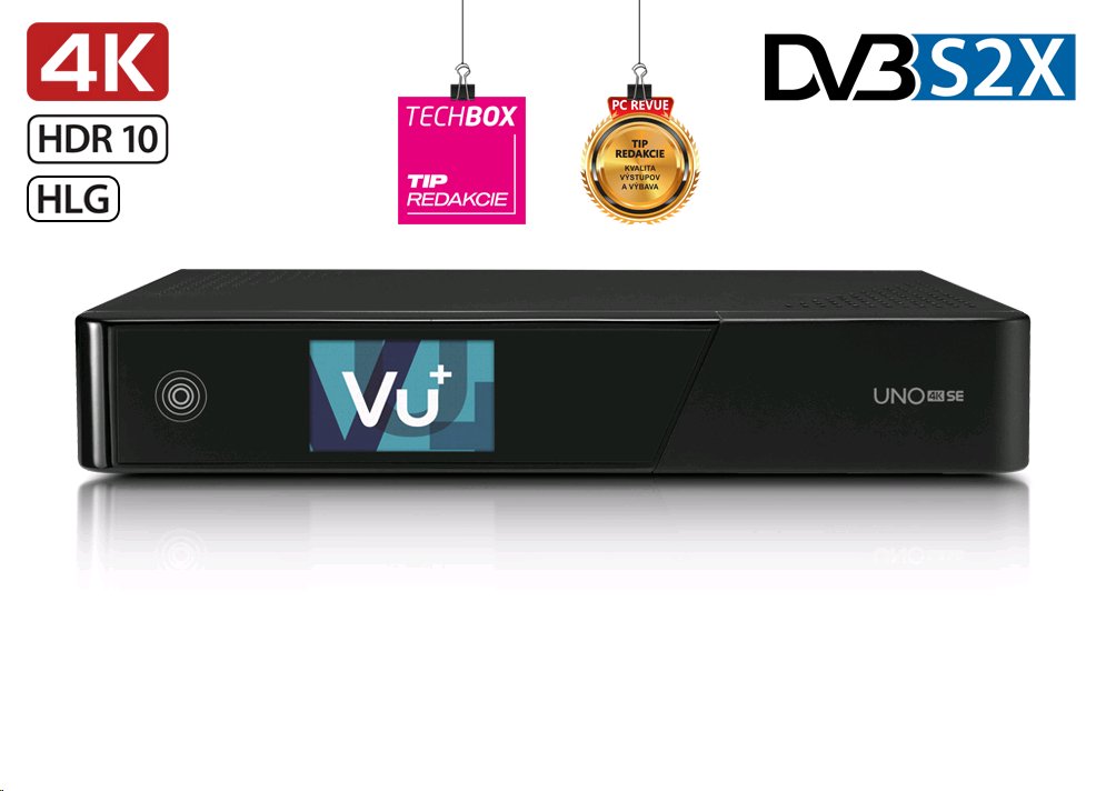 E-shop Vu+ UNO 4K SE (1x dual DVB-S2X FBC)