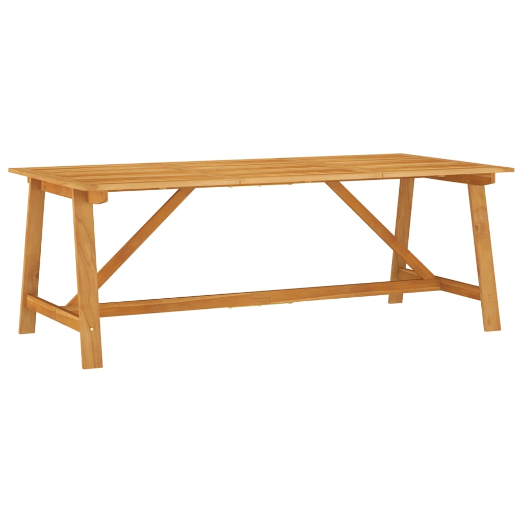 E-shop Multidom Záhradný jedálenský stôl 206x100x74 cm akáciový masív