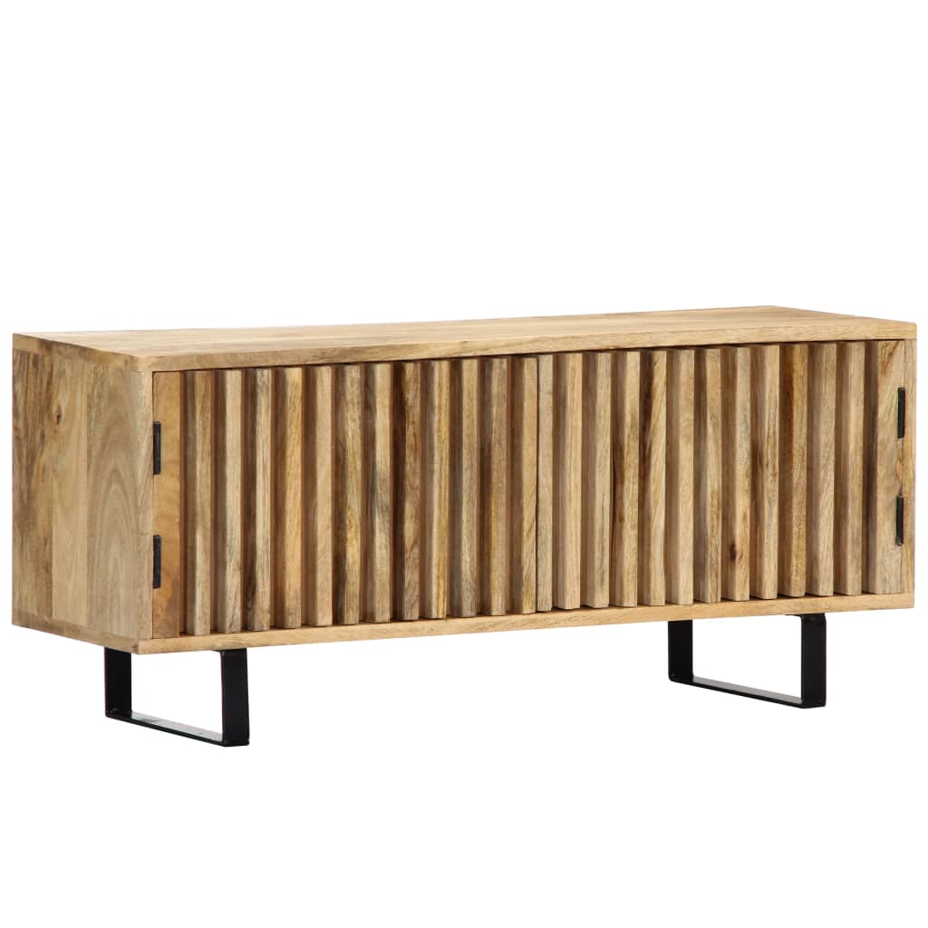 E-shop Multidom TV stolík z mangovníkového dreva 90x30x40 cm