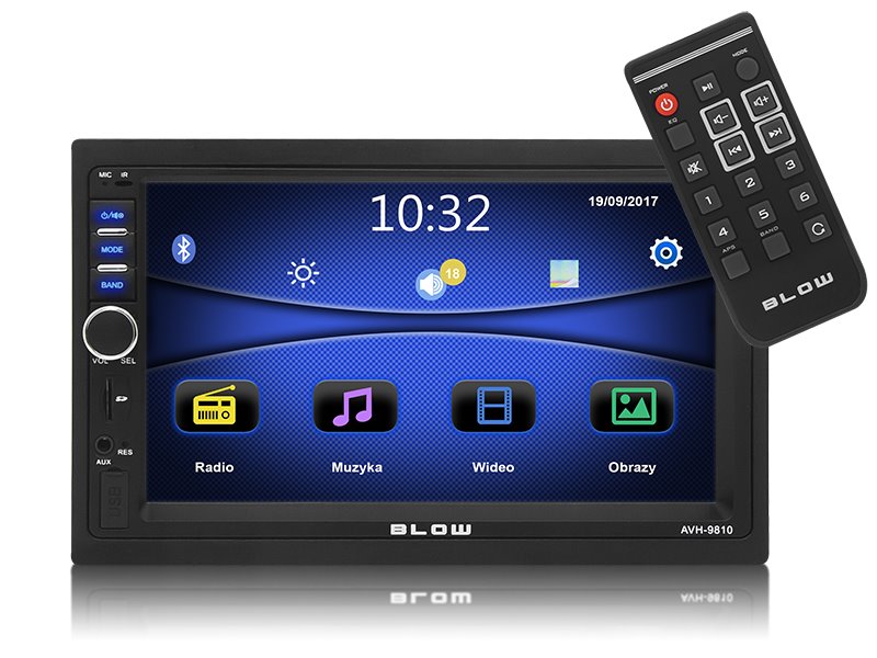 E-shop BLOW AVH 9810-Autorádio 2 DIN | Dotykové, Bluetooth, 7", FM, AM, RDS