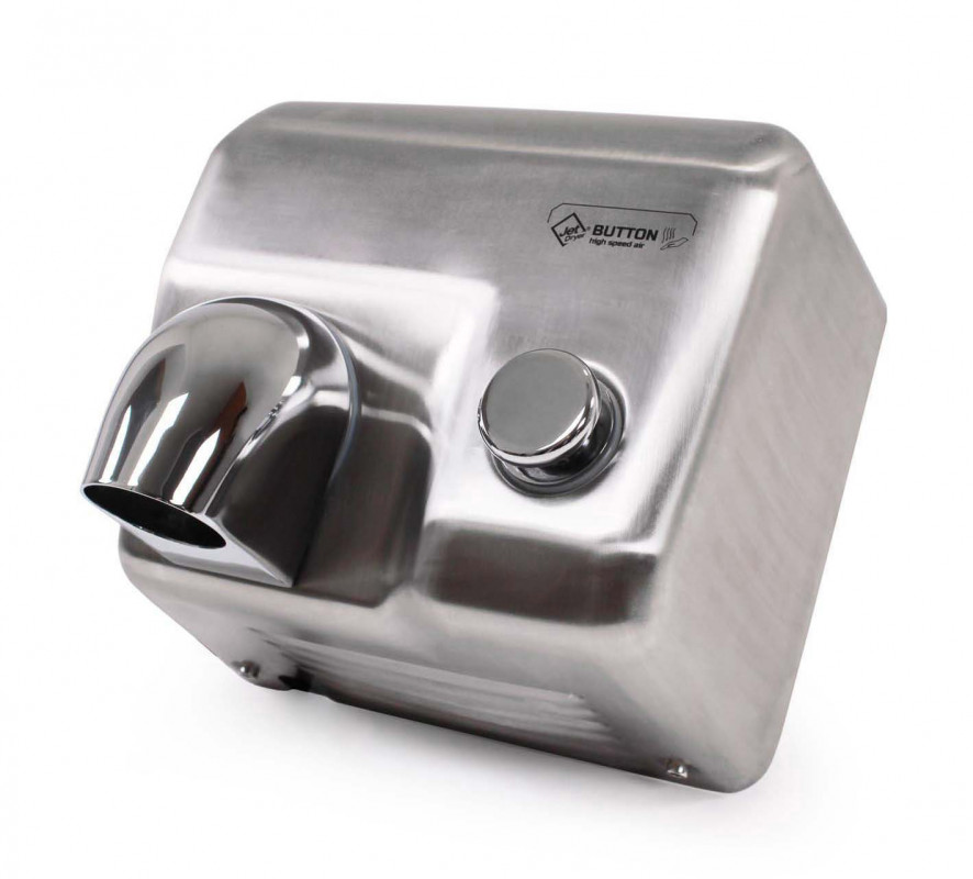 E-shop Jet Dryer BUTTON Kefovaný nerez