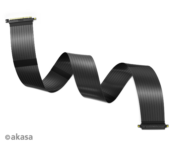 E-shop AKASA Riser black XL, 100 cm AK-CBPE01-100B
