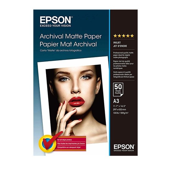 E-shop EPSON A3, Archival Matte Paper (50listů) C13S041344