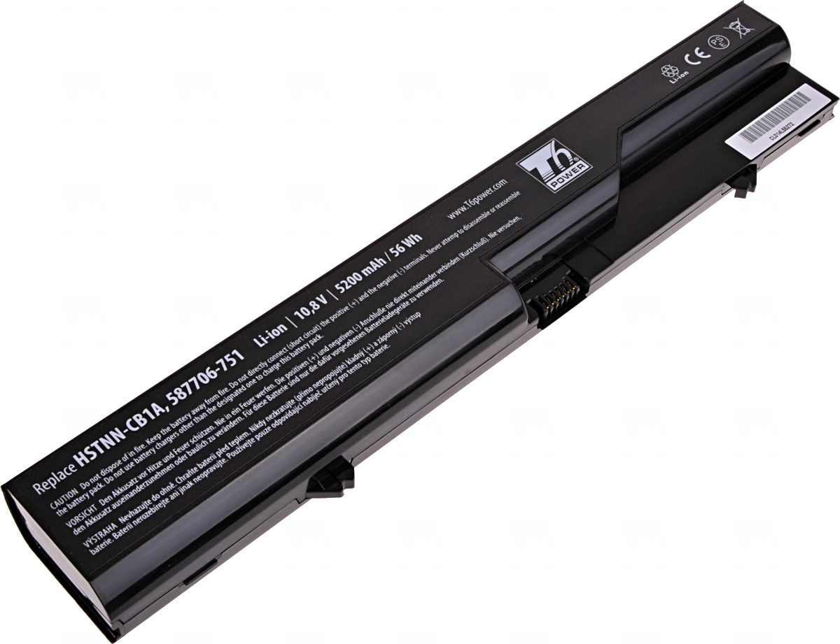 E-shop Baterie T6 power HP ProBook 4320s, 4420s, 4520s, HP 320, 325, 420, 620, 625, 6cell, 5200mAh NBHP0065