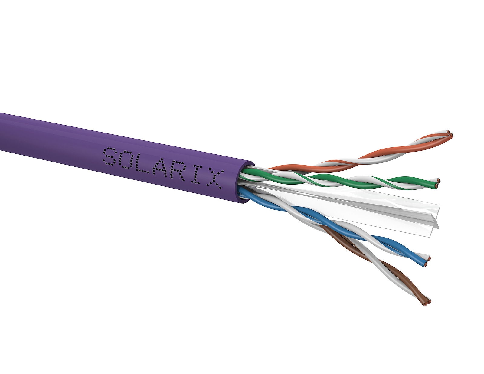 E-shop Instalační kabel Solarix CAT6 UTP LSOH Dca-s2,d2,a1 305m/box SXKD-6-UTP-LSOH