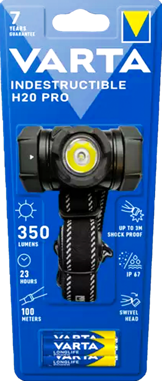 E-shop Varta LED Indestructible H20 Head Ligth 3AAA 17732