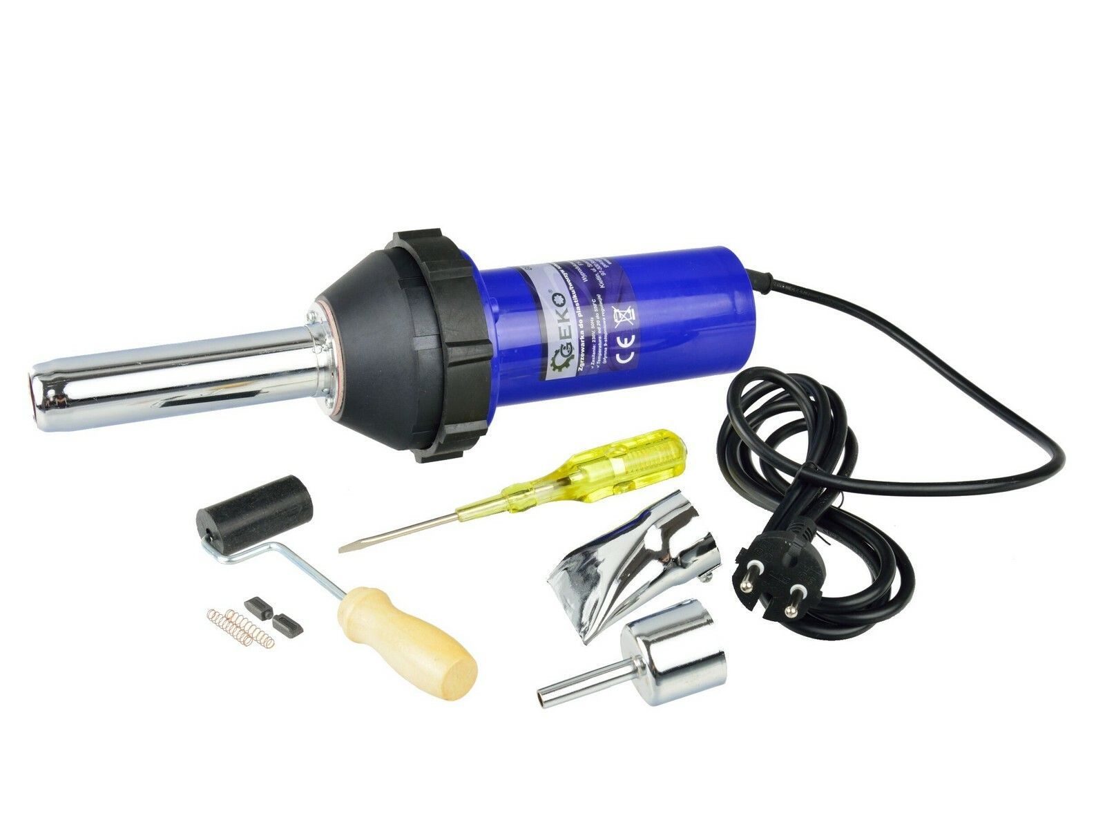 E-shop Svářečka plastů horkovzdušná, 1080W, 20-550°C GEKO