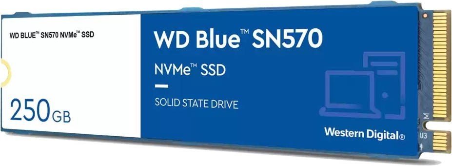 E-shop WESTERN DIGITAL WD Blue SN570/250GB/SSD/M.2 NVMe/5R WDS250G3B0C