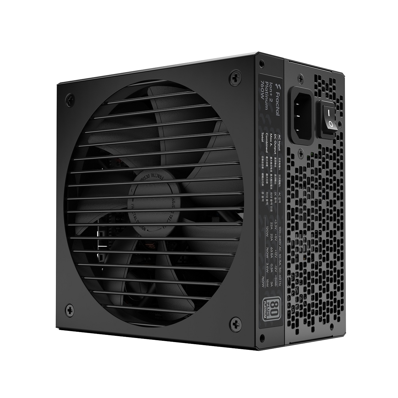 E-shop Fractal Design ION+/760W/ATX/80PLUS Platinum/Modular FD-P-IA2P-760