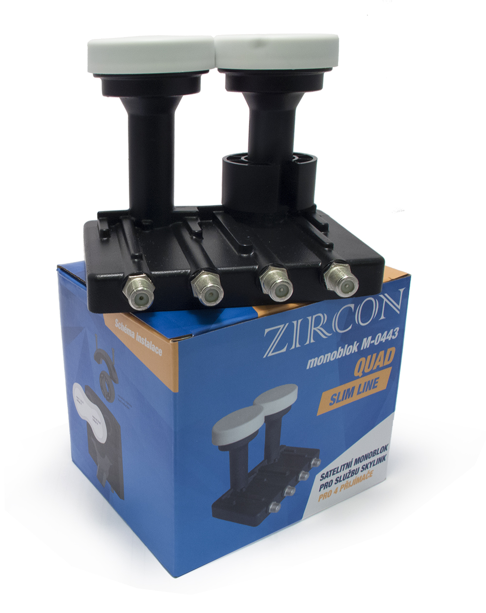E-shop Zircon konvertor Monoblok Quad M-0443 Skylink Slim line LTE 8594163274771