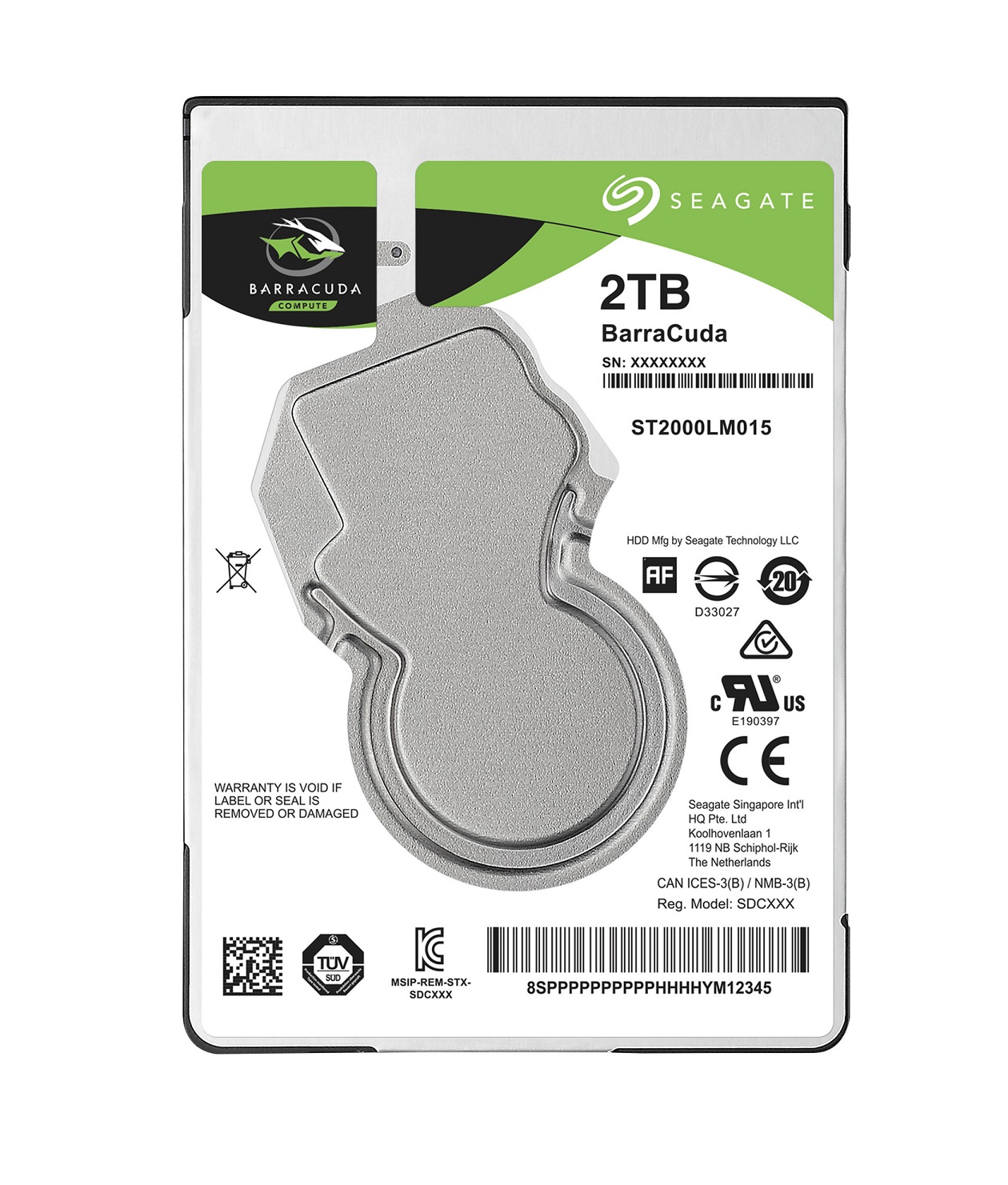 E-shop Seagate BarraCuda/2TB/HDD/2.5''/SATA/5400 RPM/2R ST2000LM015