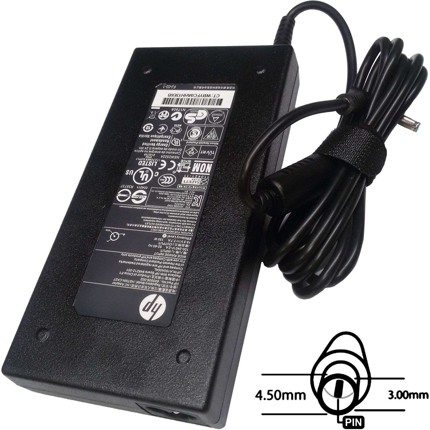 E-shop SIL Napájecí adaptér 150W, 19,5V 4.5x3.0, originál HP 77011185