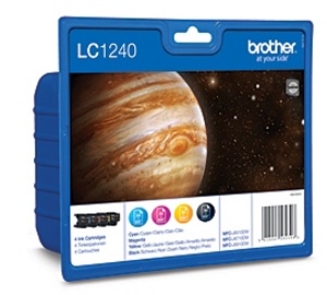 E-shop BROTHER LC-1240VALBP (inkoust multipack-černá+tři barvy) LC1240VALBP