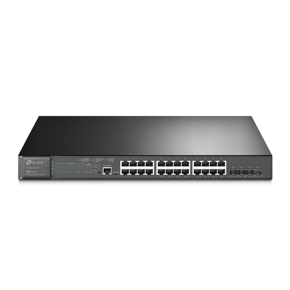 E-shop TP-Link TL-SG3428XMP 24Gb 4x10G SFP+ Managed L2+ switch 384W POE+ Omada SDN TL-SG3428XMP