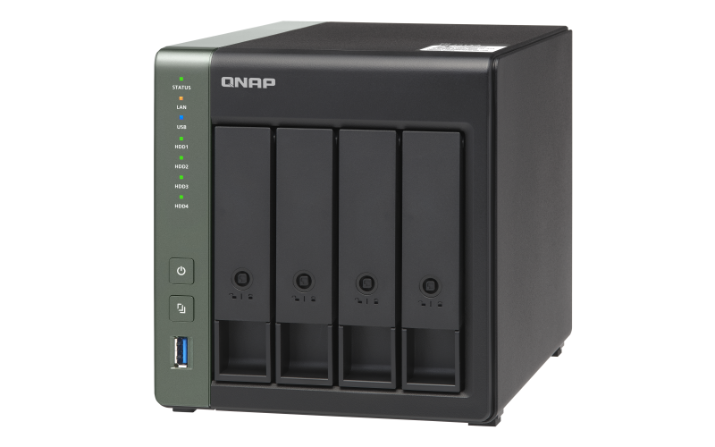 E-shop QNAP TS-431X3-4G (1,7GHz / 4GB RAM / 4x SATA / 1x GbE / 2x 2,5GbE / 1x 10GbE SFP+ / 3x USB 3.2) TS-431X3-4G