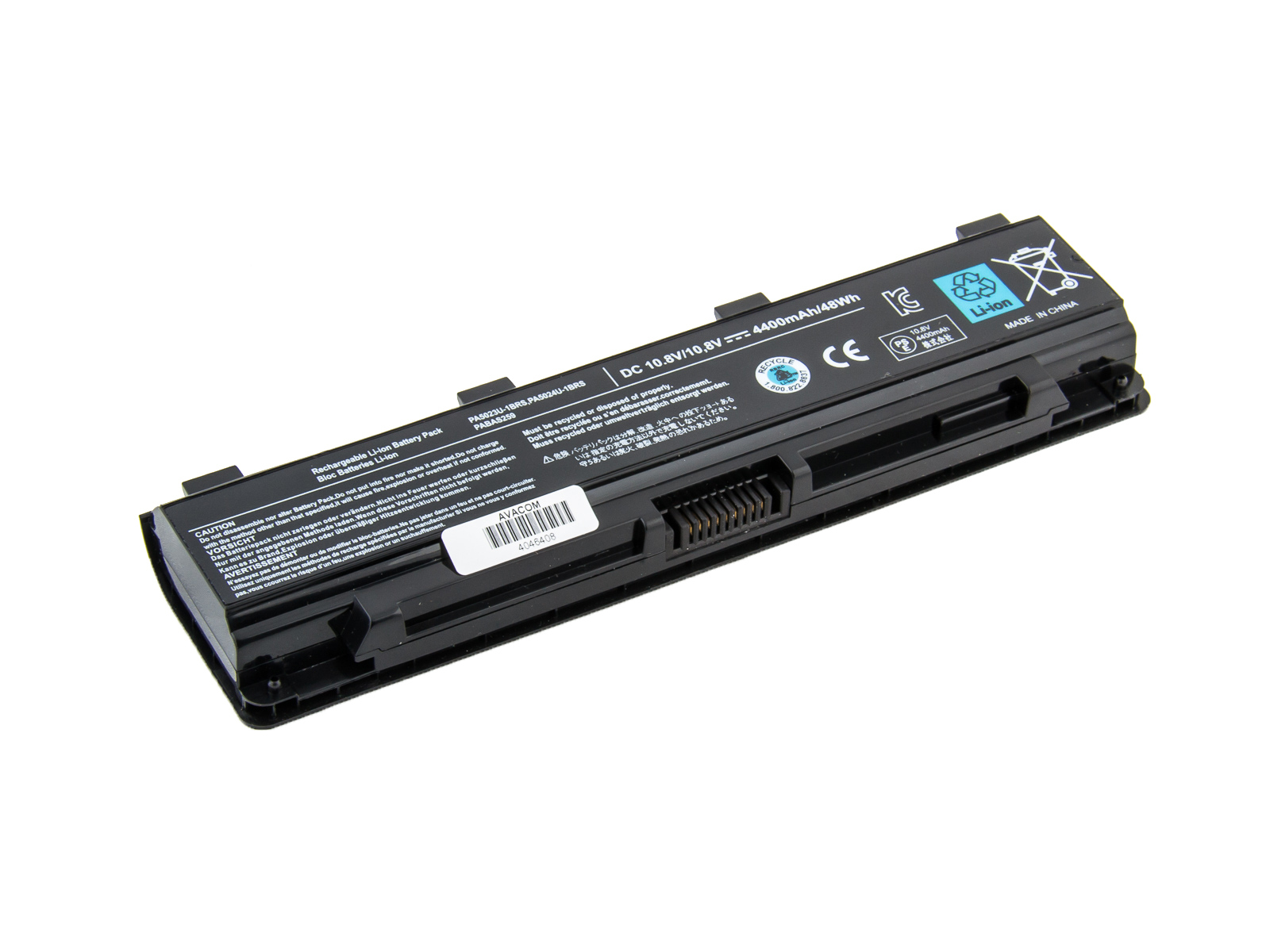 E-shop Baterie AVACOM NOTO-L850B-N22 pro Toshiba Satellite L850 Li-Ion 10,8V 4400mAh NOTO-L850B-N22
