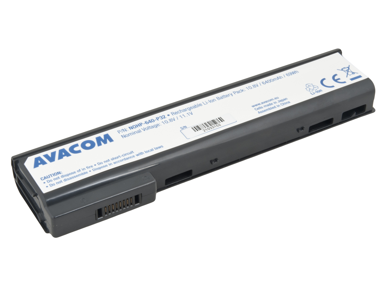 E-shop Baterie AVACOM pro HP ProBook 640/650 Li-Ion 10,8V 6400mAh 69Wh NOHP-640-P32