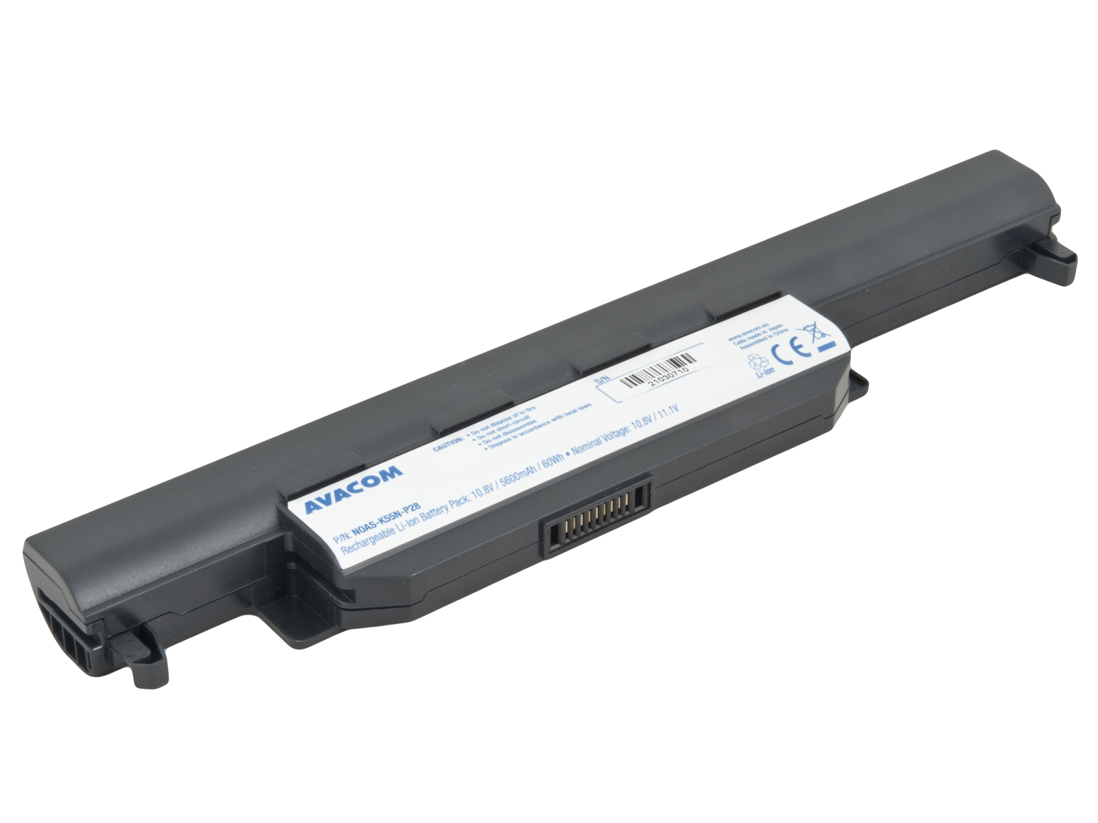 E-shop Baterie AVACOM pro Asus K55, X55, R700 Li-Ion 10,8V 5600mAh NOAS-K55N-P28