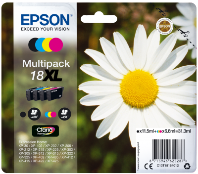 E-shop Epson Multipack 4-colours 18XL Claria Home Ink C13T18164012