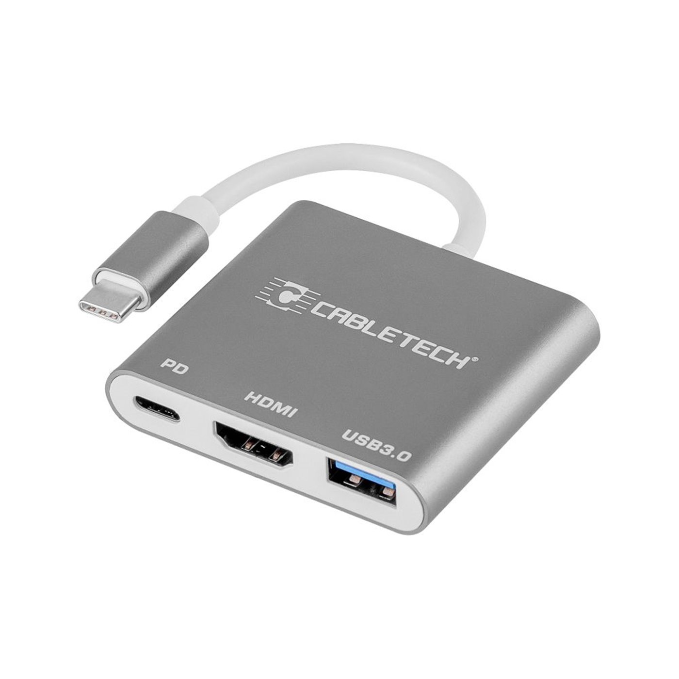 E-shop Cabletech Adapter USB Typ C - zásuvka USB 3.0,HDMI,USB 2.0 Typ C