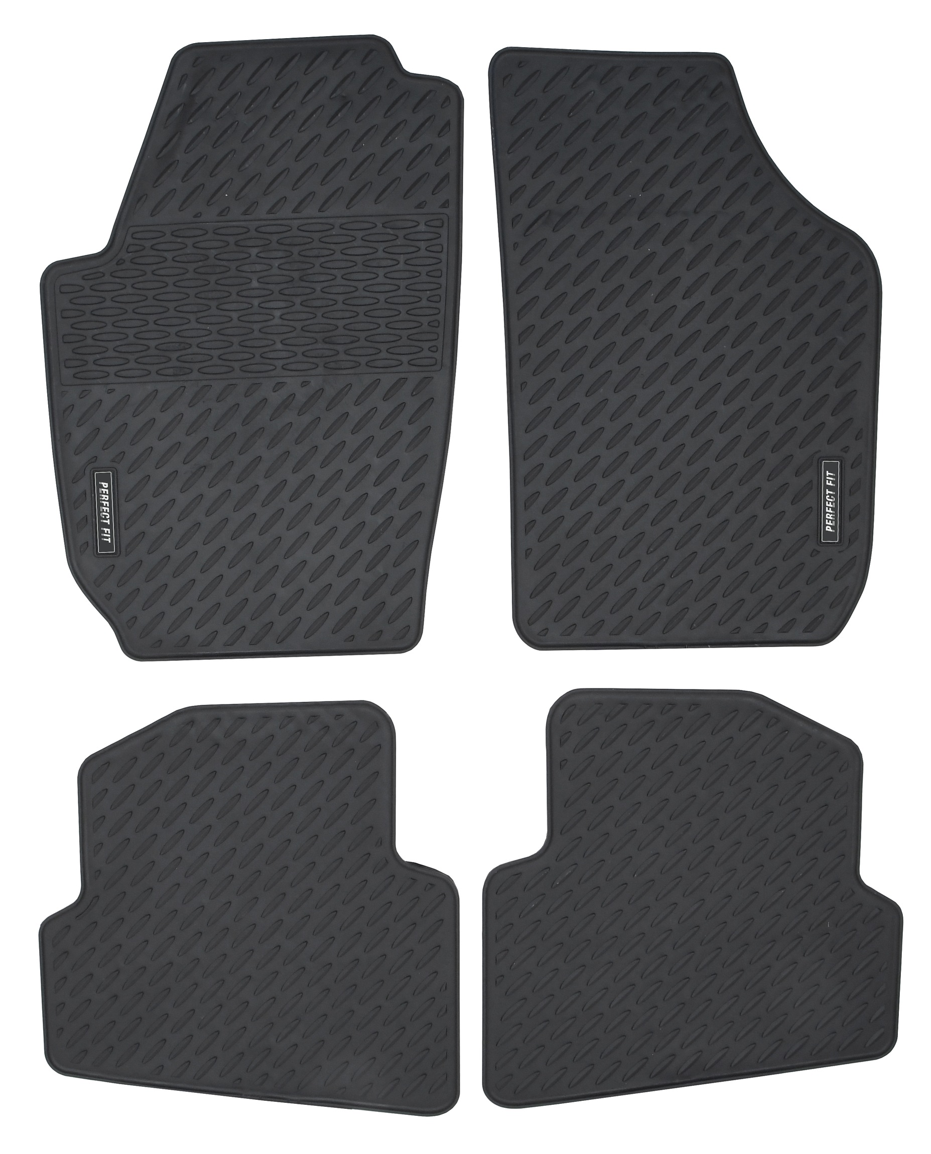 E-shop SIXTOL Gumové koberce COMPASS PERFECT FIT P4 sada 4 ks