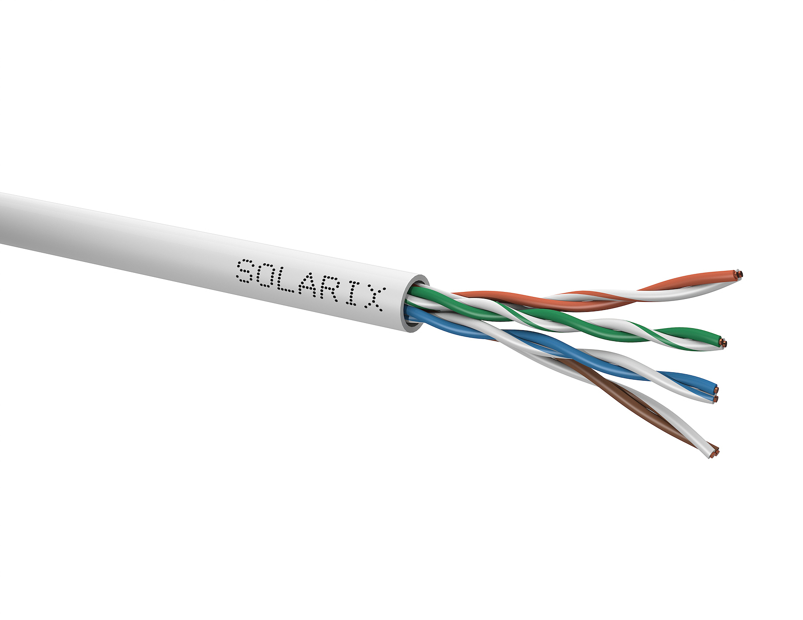 E-shop Instalační kabel Solarix CAT5E UTP PVC Eca 1000m/cívka SXKD-5E-UTP-PVC