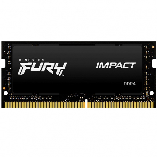 E-shop Kingston FURY Impact/SO-DIMM DDR4/16GB/3200MHz/CL20/1x16GB/Black KF432S20IB/16