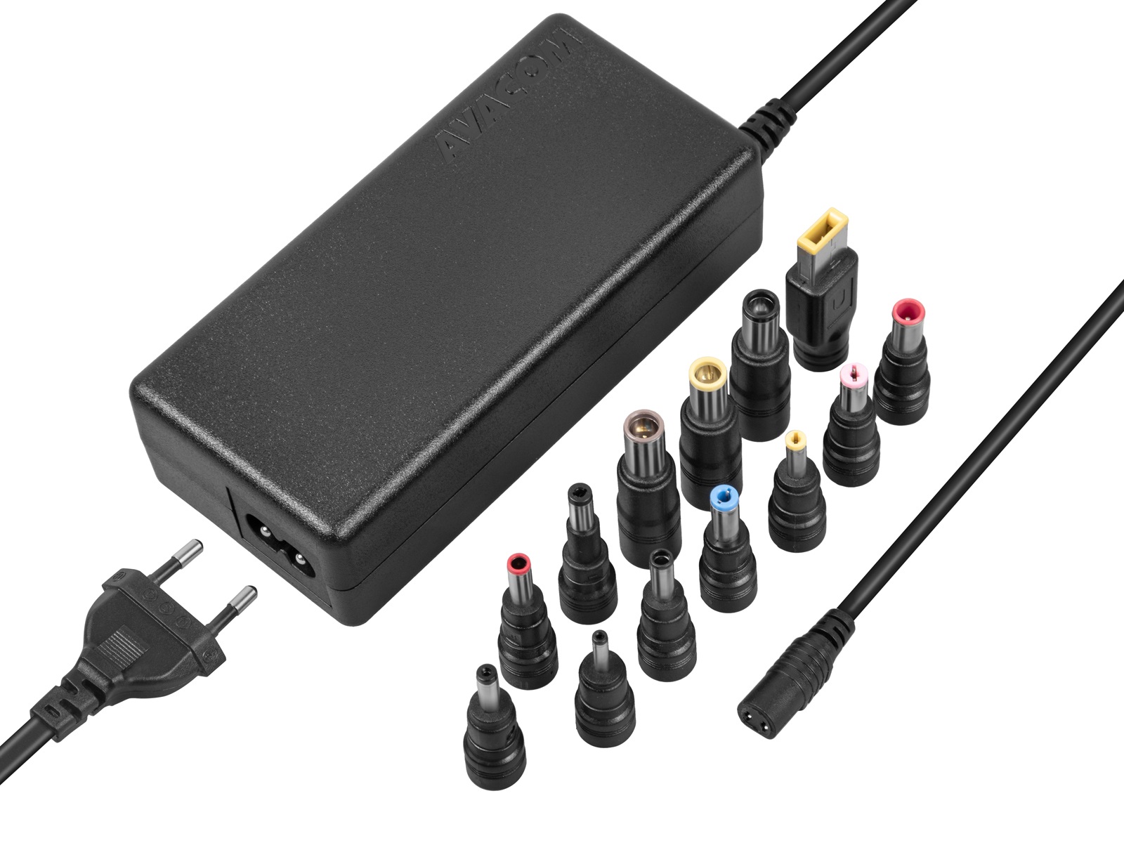 E-shop AVACOM QuickTIP 90W - univerzální adaptér pro notebooky + 13 konektorů ADAC-UNV-A90W