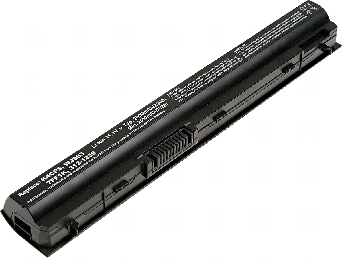 E-shop Baterie T6 Power Dell Latitude E6220, E6230, E6320, E6330, E6430s, 2600mAh, 29Wh, 3cell NBDE0134