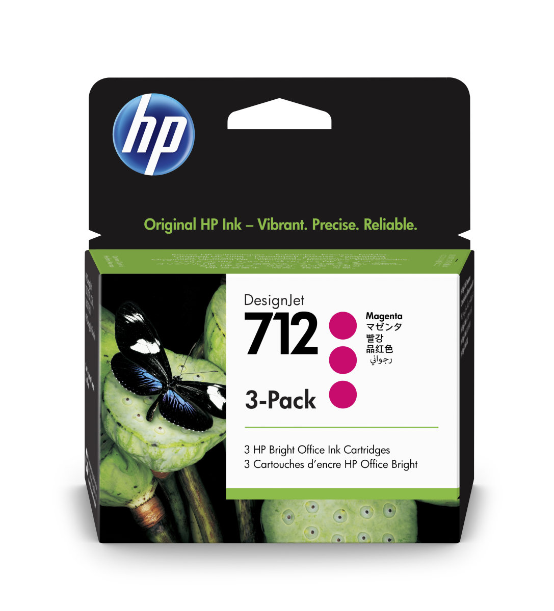 E-shop HP 712 Ink. náplň purpurová, trojbalení, 3ED78A 3ED78A