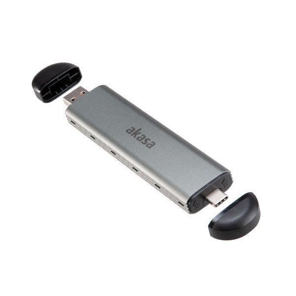 E-shop AKASA M.2 SATA / NVMe SSD na USB 3.1 Gen 2 AK-ENU3M2-04